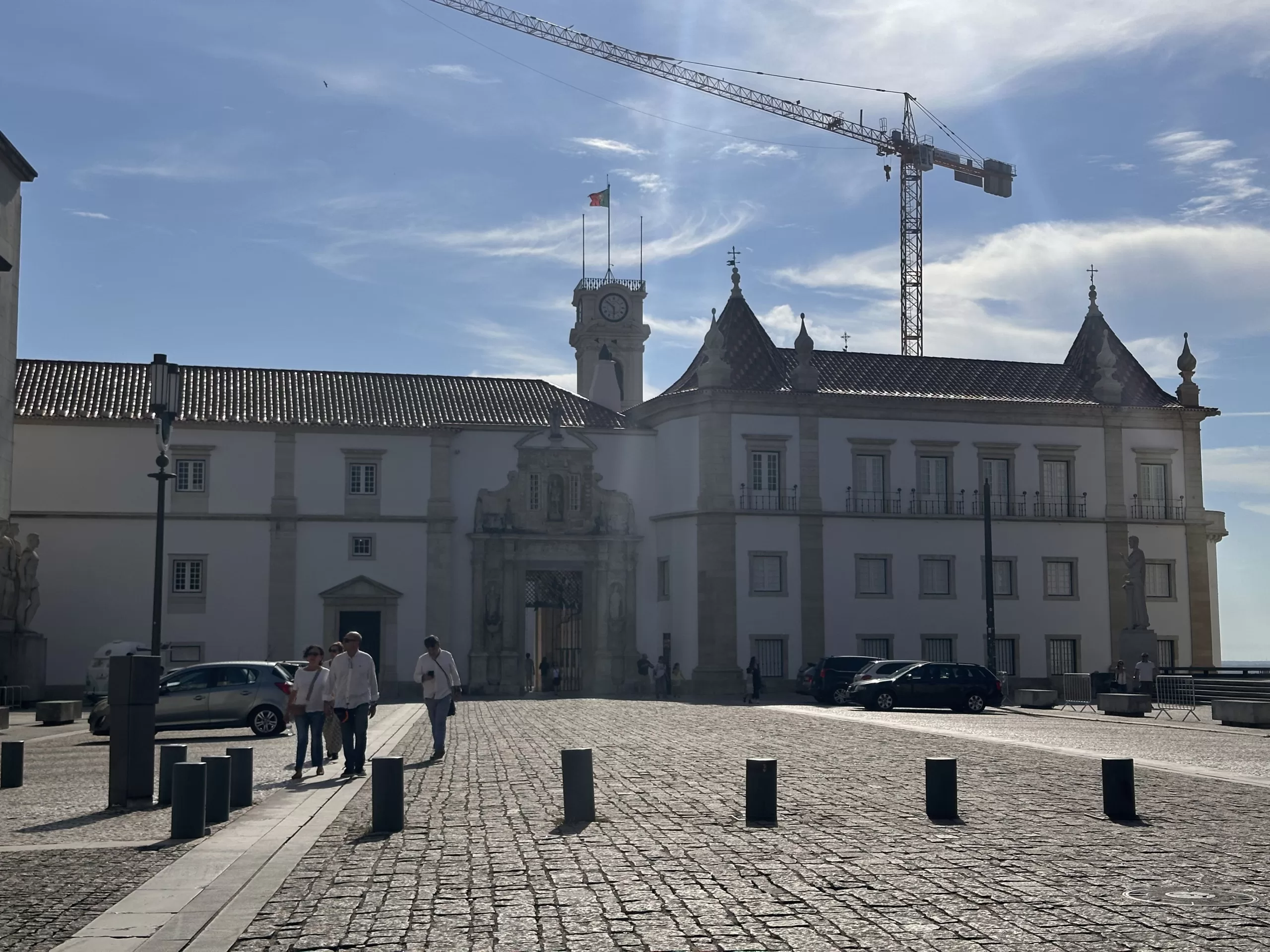 Exterior de la Universidad de Coimbra