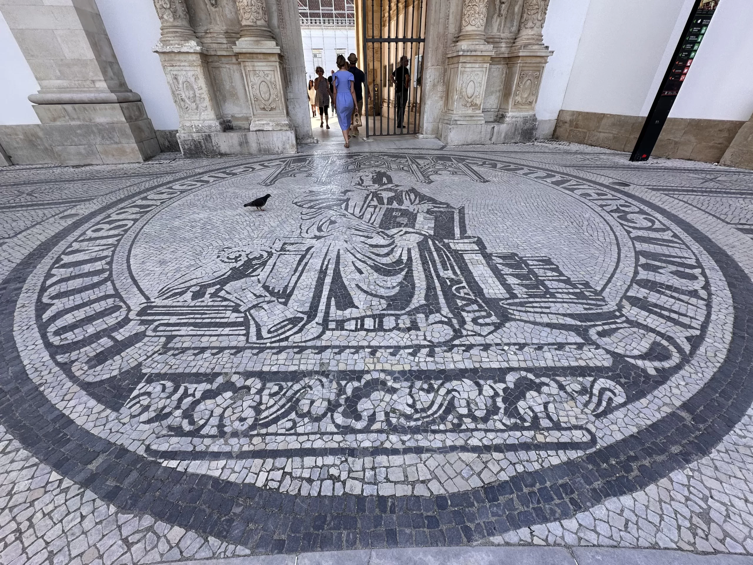 Decoración en la Universidad de Coimbra