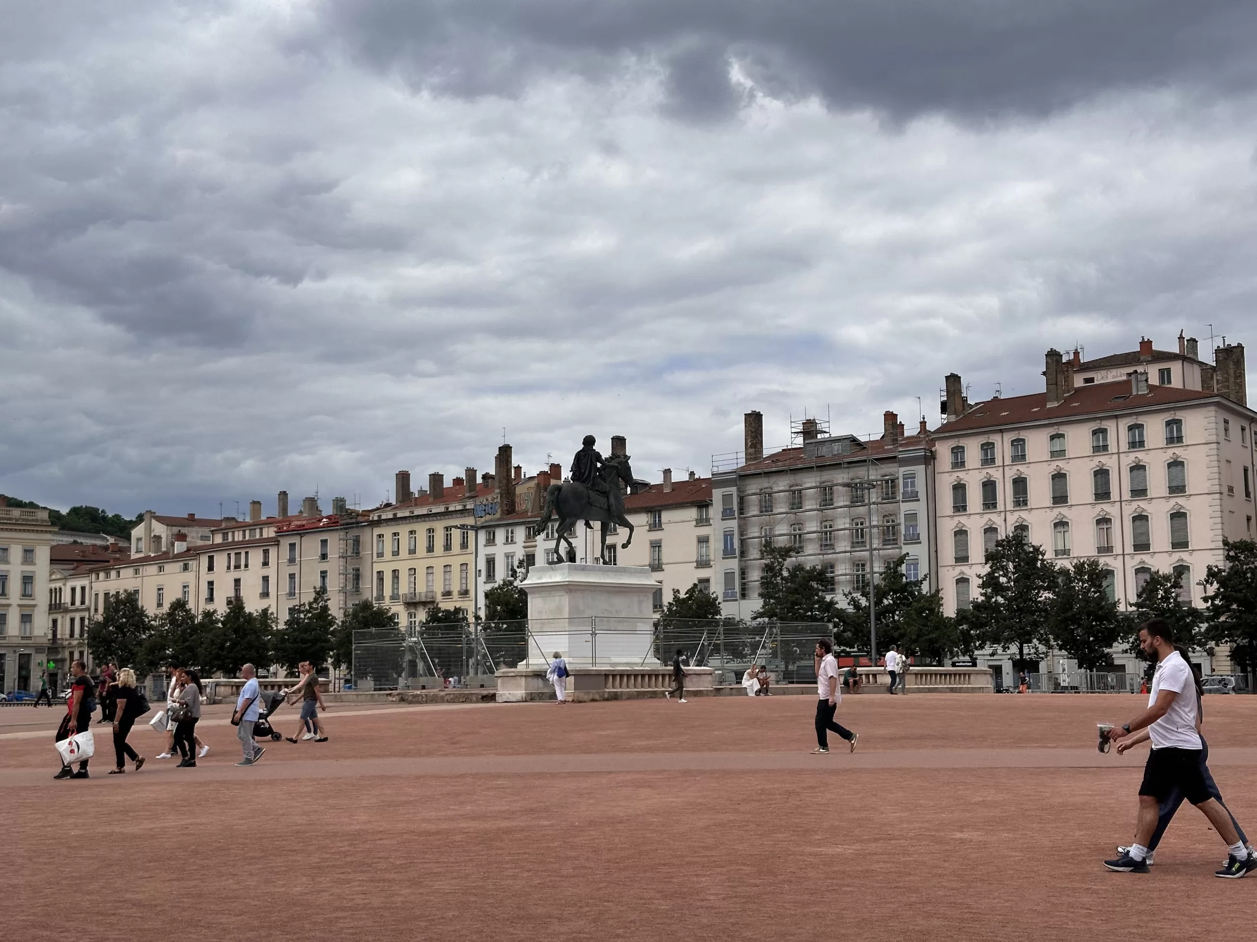 Plaza de Bellecour en Lyon