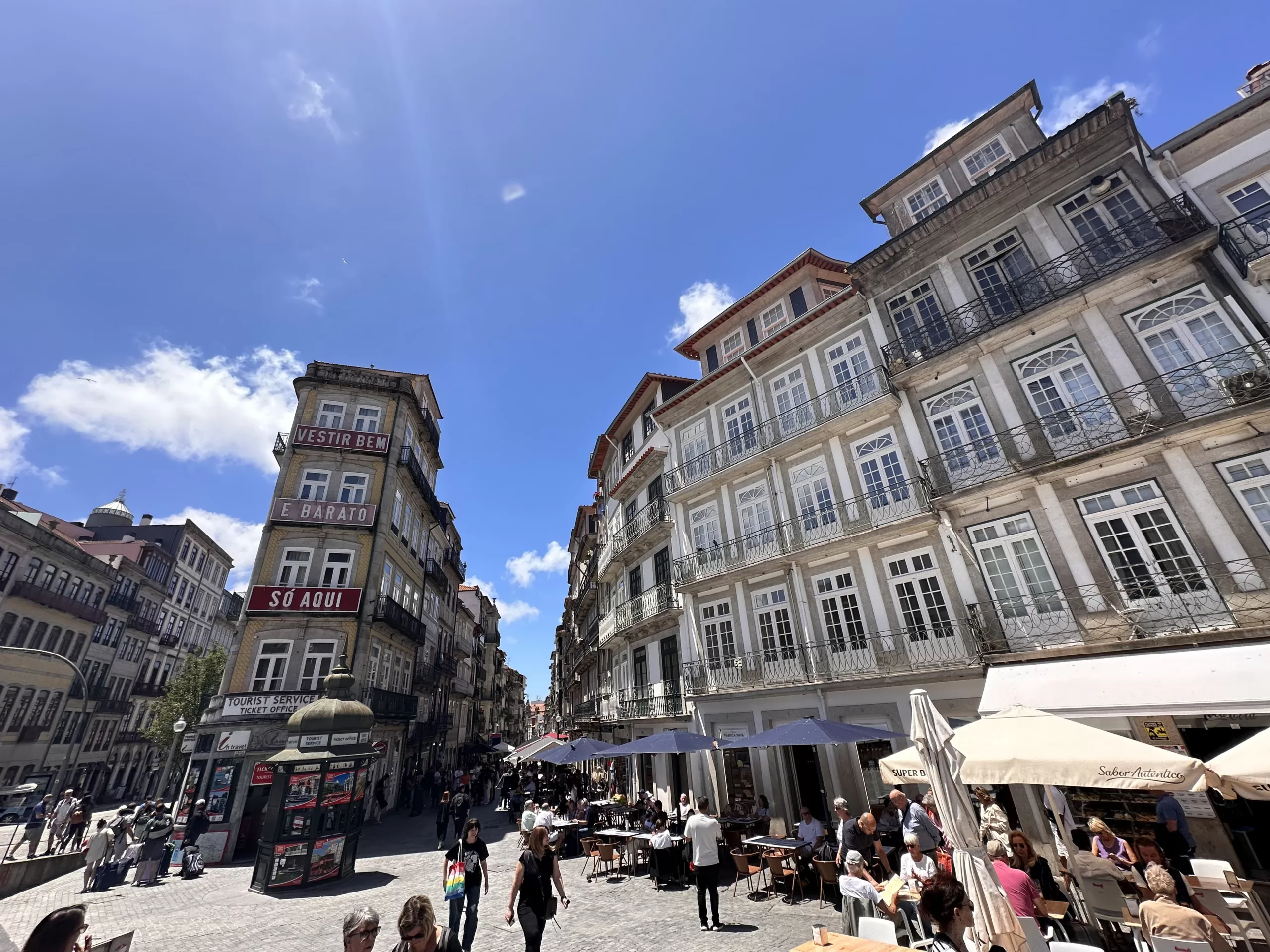 Rua de las Flores en Oporto
