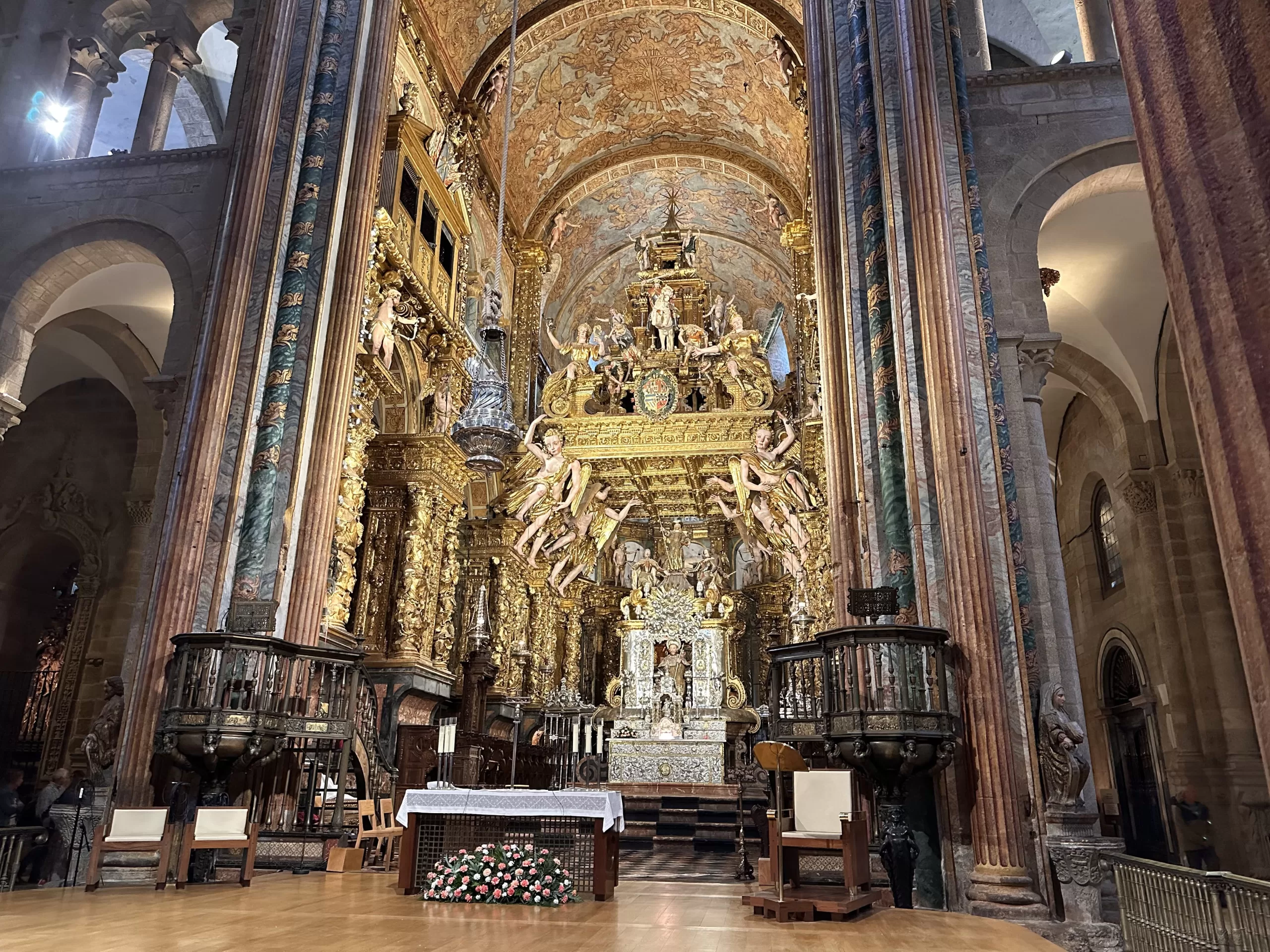 Interior de la Catedral de Santiago de Compostela