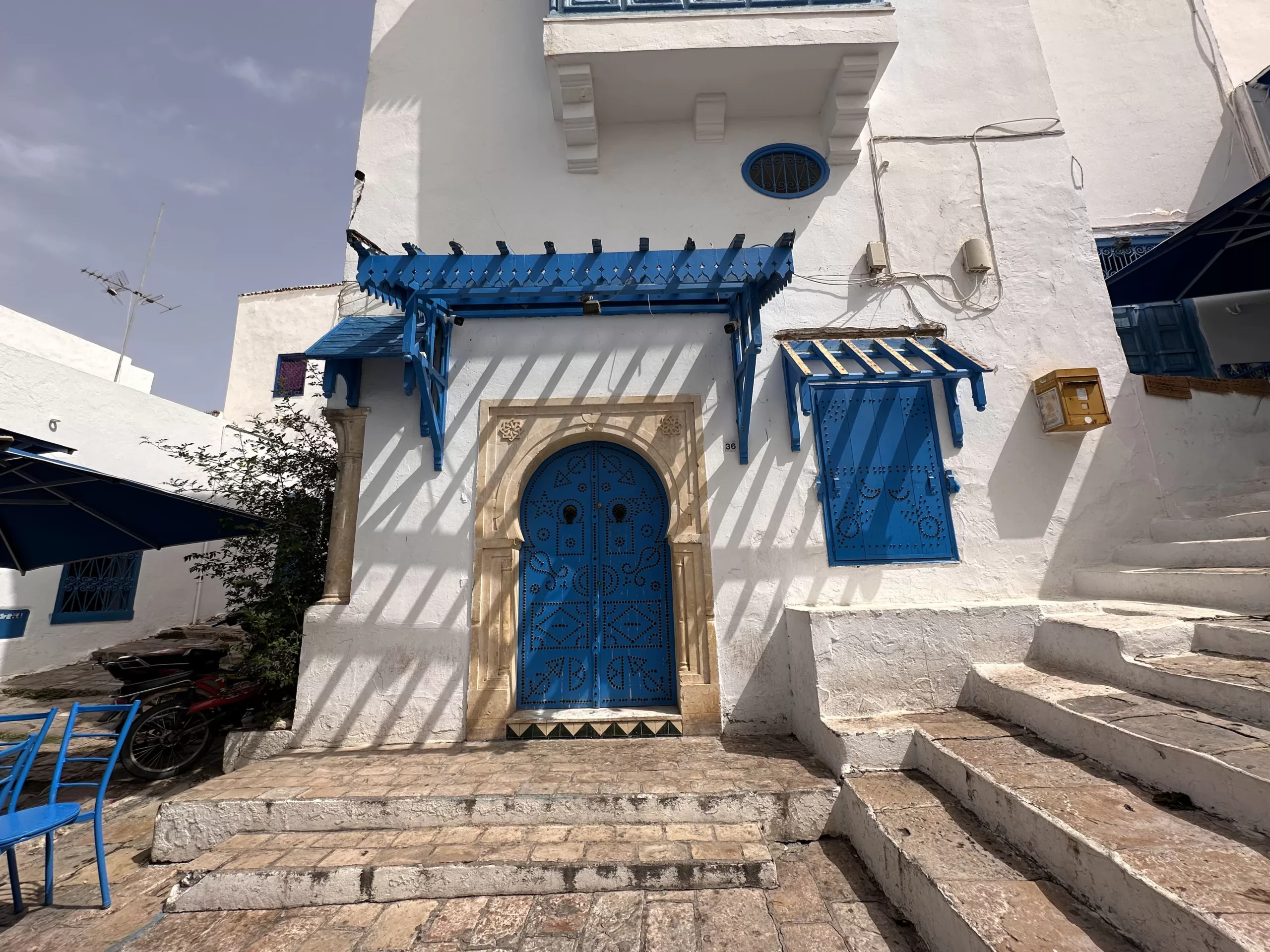 Recorriendo el pueblo de Sidi Bou Said