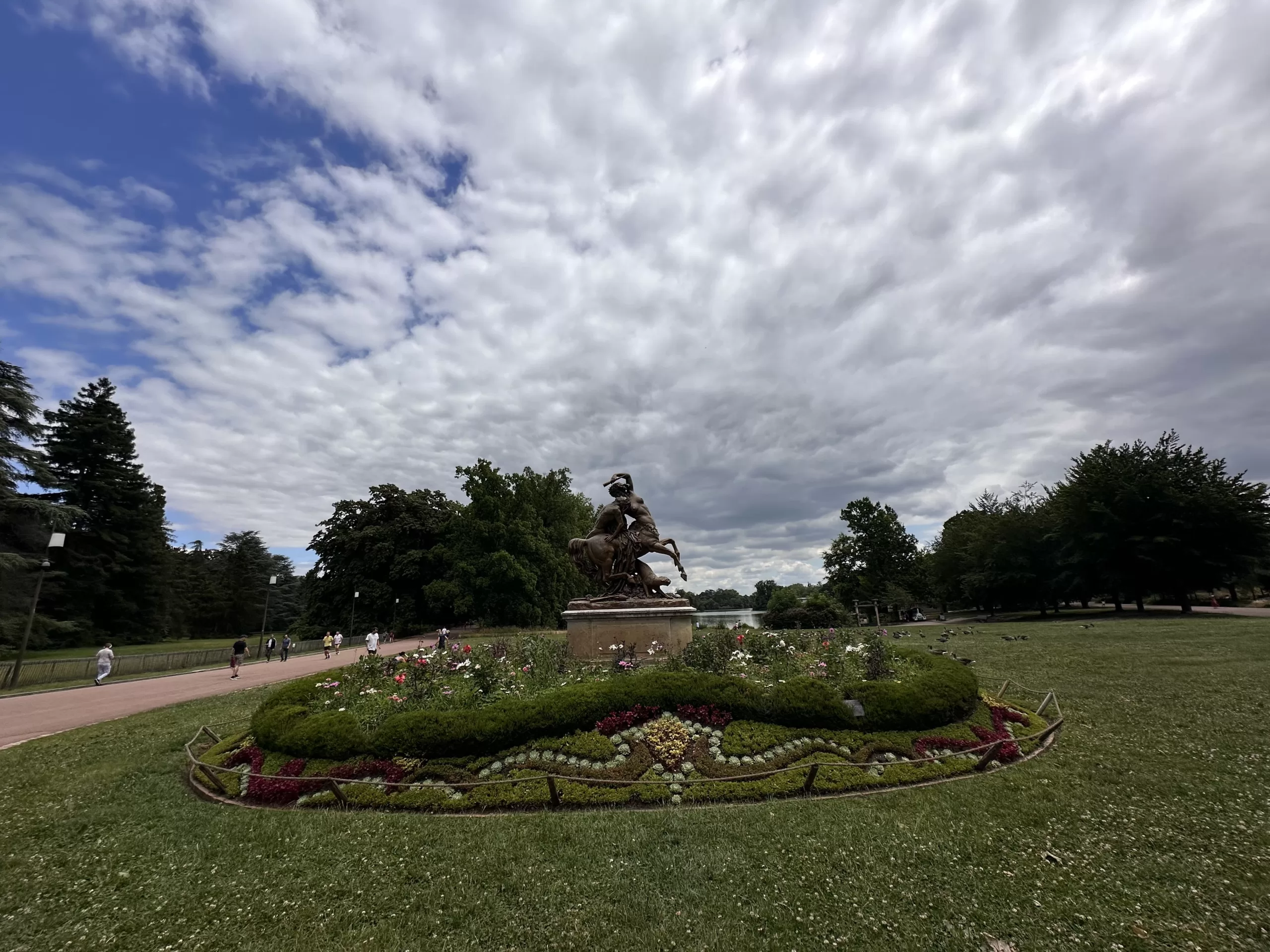 Interior del Parque de la Tête d'Or en Lyon