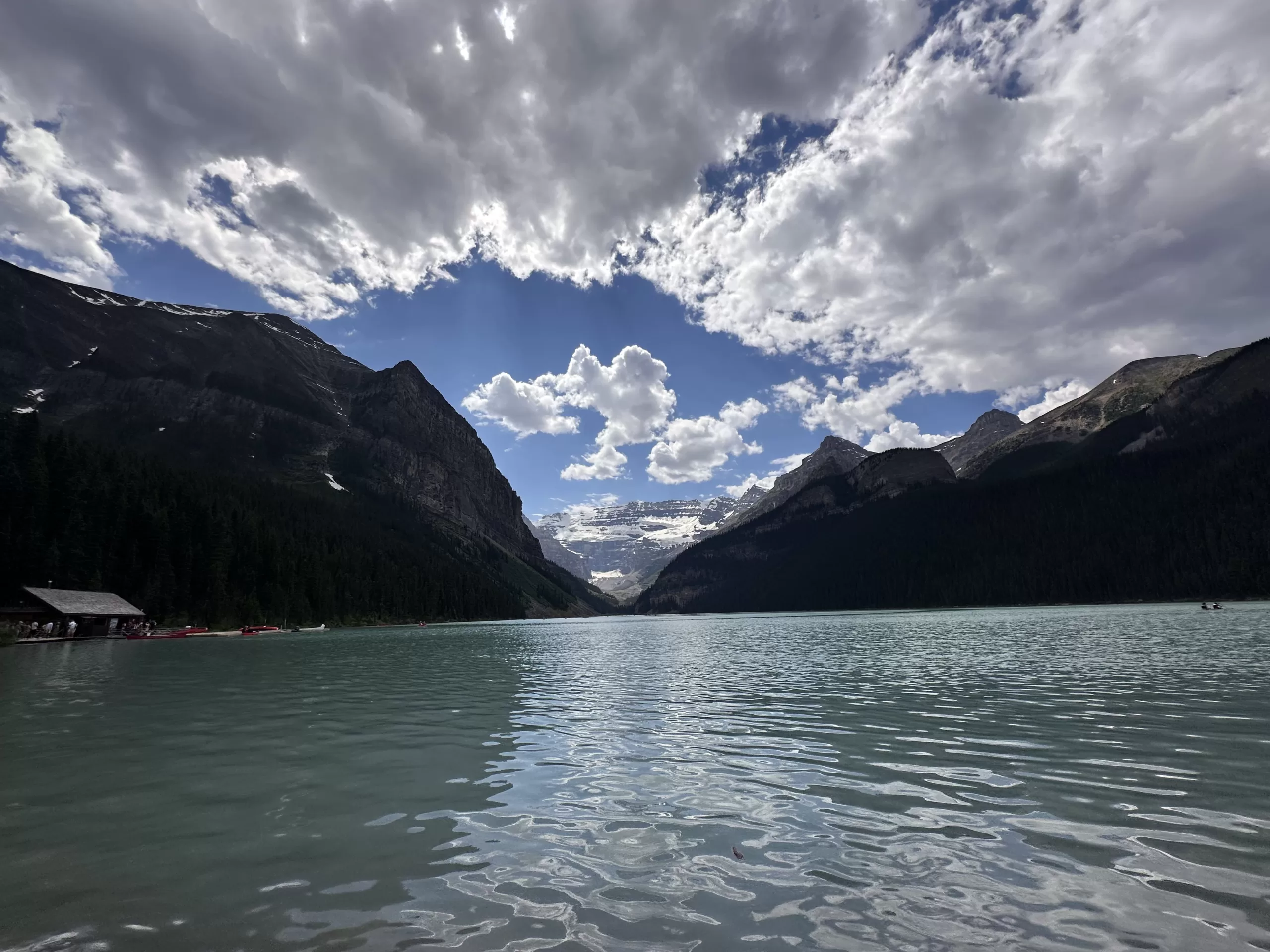 Vistas al lago Louise en Alberta