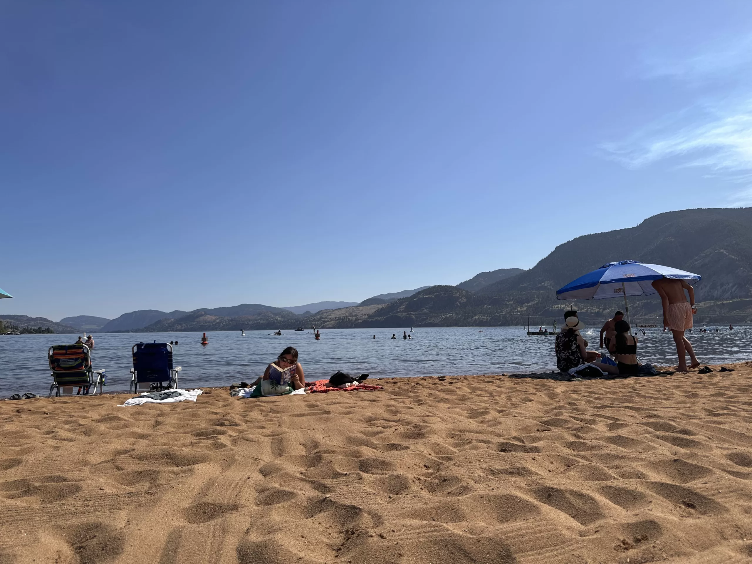Playa Skaha en Canadá
