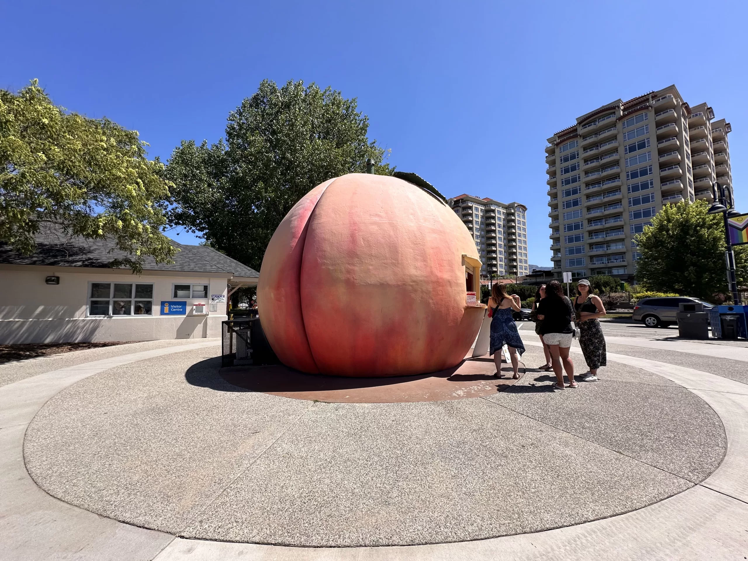 El durazno de la ciudad de Penticton
