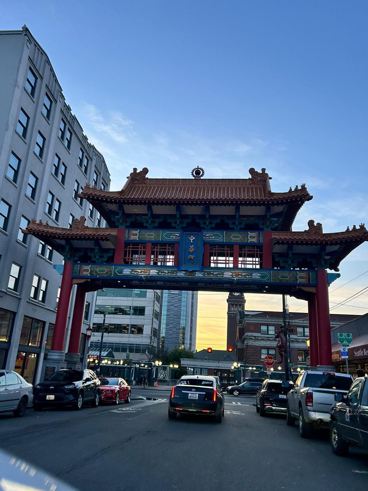 Barrio chino de la ciudad
